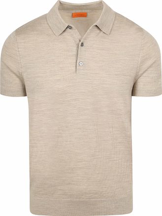 Suitable Polo Rishi Laine Mérinos Beige