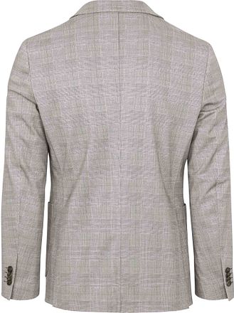 Suitable Sports Jacket Face Print Light brown