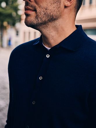 Suitable Kofta Skjorta Merino Antracit