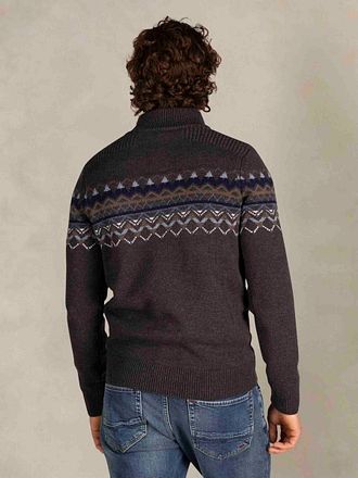 NZA Tröja Iker Nordic Wool Blend Hassel