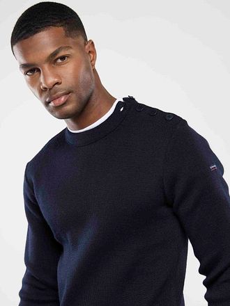 Armor-Lux Fouesnant Genser i Ull Navy