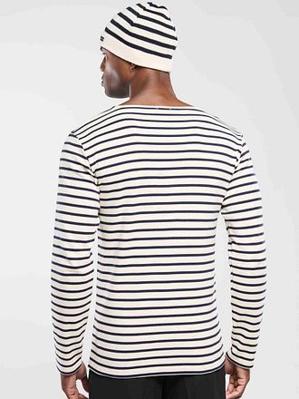 Armor-Lux Genser Stripete Off White