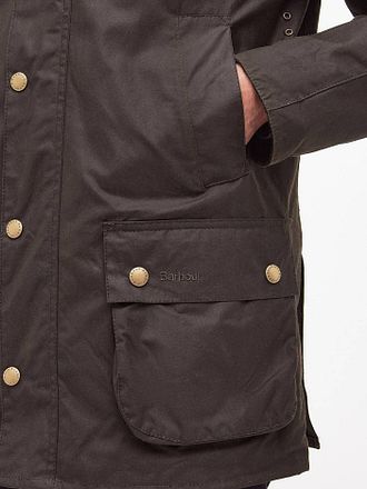 Barbour Ashby Voksjakke Olivengrøn