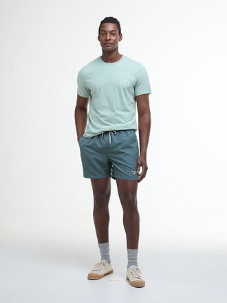 Barbour Badshorts med Vintage Teal-logga