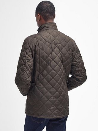 Barbour Chelsea Vattert Jakke Olivengrønn