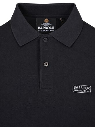 Barbour International Långärmad Piketröja Svart