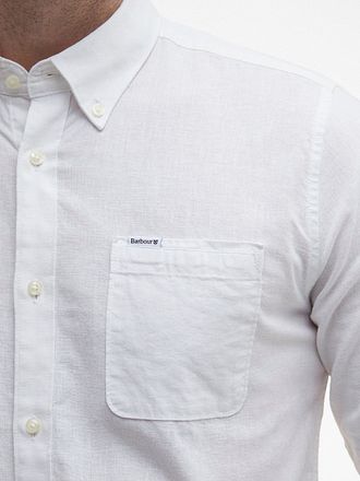 Barbour Shirt Nelson Tailored White