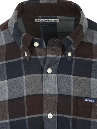 Barbour Valley Camicia Quadri Charcoal