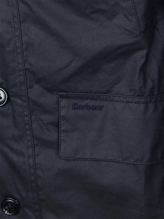 Barbour Wax Coat Mac Navy
