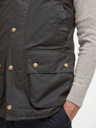 Barbour Westmoreland Vaxad Väst Olivgrön