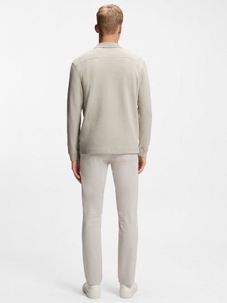 BOSS Petempestolong Long Sleeve Polo Shirt Ecru