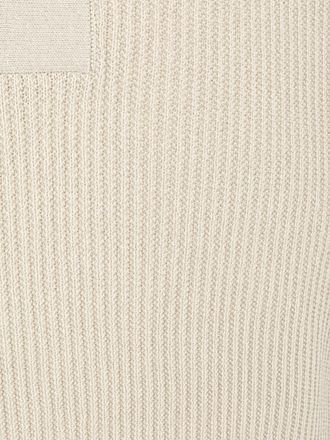 BOSS Afedro Longsleeve Polo Ecru