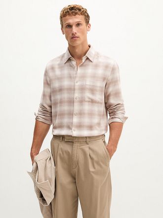 Marc O'Polo Shirt Check Beige