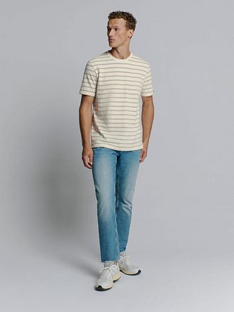 No-Excess T-Shirt Crewneck Jacquard Stripes