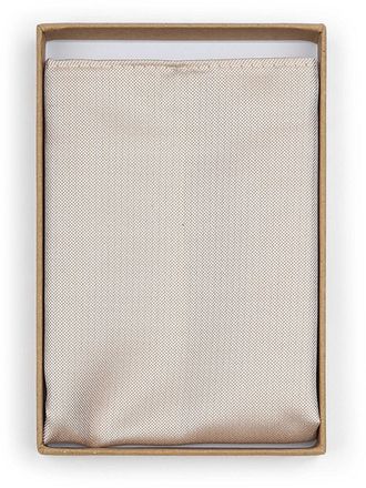 Suitable Silk Pocket Square Beige