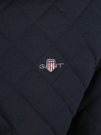 GANT Quilted Mocker-genser Navy