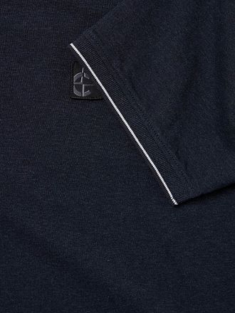 CASAMODA Polo Jersey Tipping Marineblå
