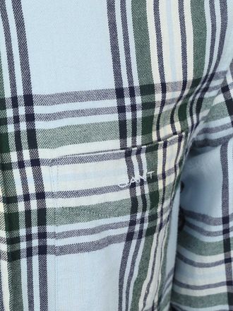 GANT Skjorta Flanell Rutig Blå