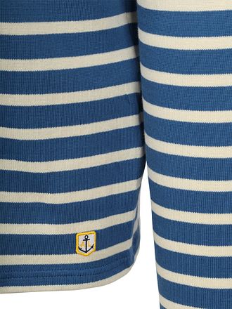 Armor-Lux Heavy Longsleeve T-skjorte Striper Blå