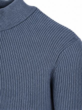 Suitable Half Zip Tröja Cowo Blå