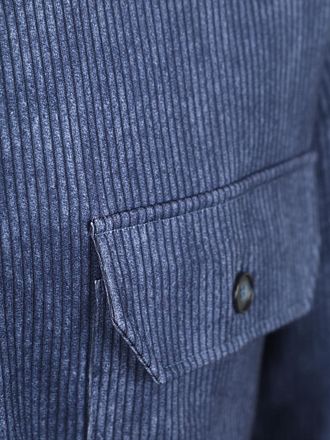 Desoto Överskjorta Cord-optik Blå