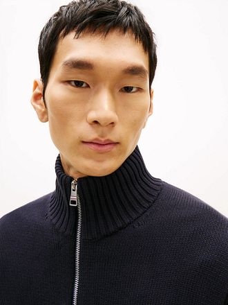 Tommy Hilfiger Vest Mouliné Navy