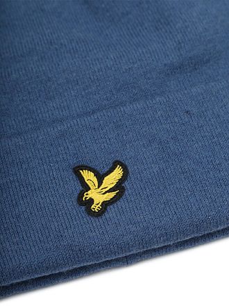 Lyle & Scott Mössa Ullblandning Blå
