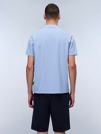 Napapijri Ealis Polo Chambray Blå