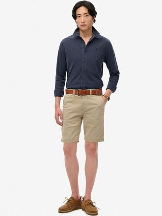 Superdry Skjorte Vintage Destroy Pique Sailing Navy