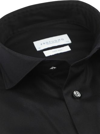 Profuomo Twill Shirt Black