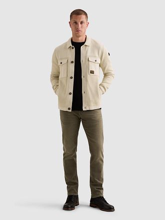 PME Legend gilet Mixed Textures Ecru
