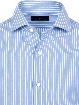 Steppin' Out Oxford Overhemd Stripe Blauw