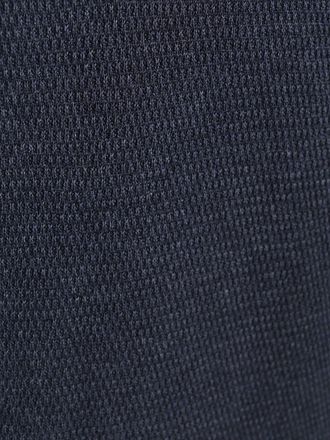 CASAMODA Half Zip Trui Structure Donkerblauw