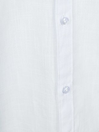 Suitable Manches Courtes Chemise Coton Slub Bleu Clair