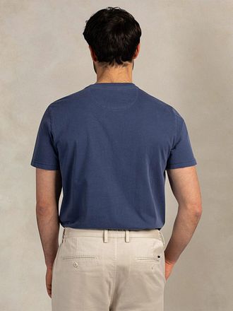 NZA T-shirt Faded Logo Marine