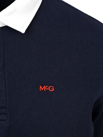 McGregor Rugbyshirt Rayure Solid Marine