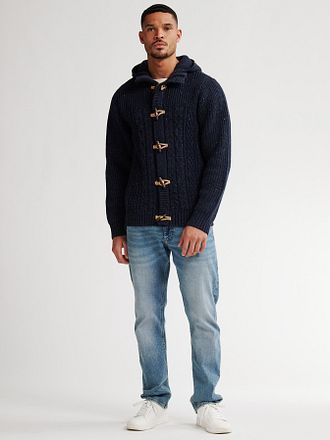 Petrol Cardigan à Câble Anchorage Marine