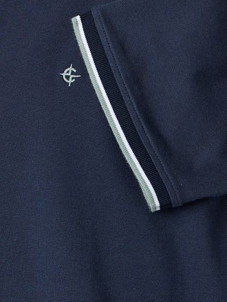 CASAMODA Polo Piqué Contrast Marine