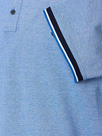 CASAMODA Polo Piqué Contrast Bleu
