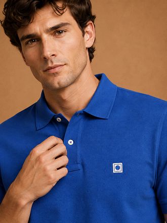King Essentials The Rene Polo Bleu Royal