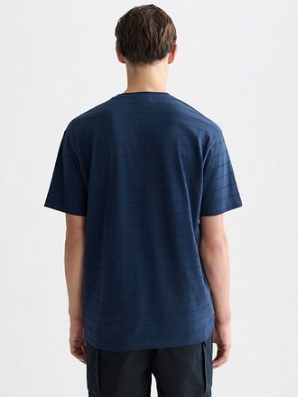 Scotch & Soda T-shirt Texturé Marine