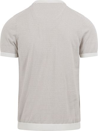 Blue Industry T-shirt Randig Ecru