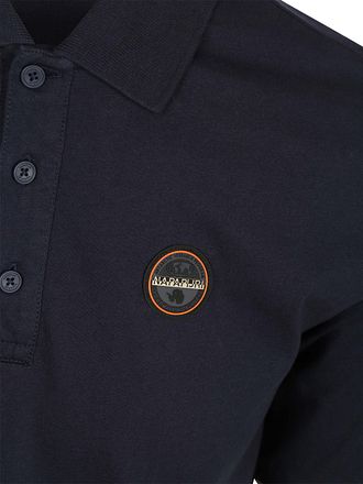 Napapijri E-Badge Polo Shirt Navy