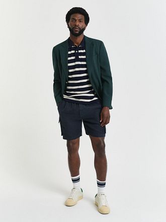 Gant Polo Shirt Stripe Navy White