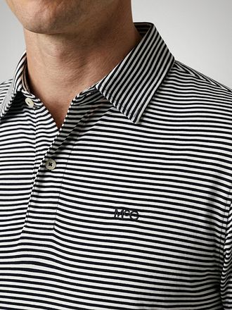 McGregor Jersey Polo Shirt Stripe Navy