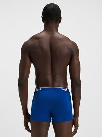 BOSS korte boksershorts Power 3-pak blå og grå