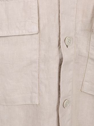 BOSS Overshirt Locky Linen Beige