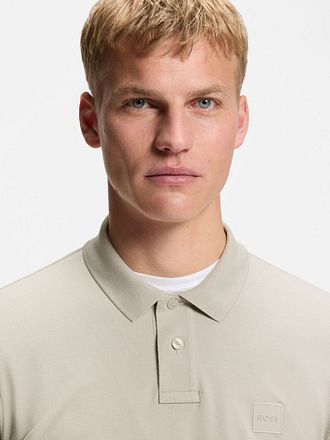BOSS Passerby Polo Ecru