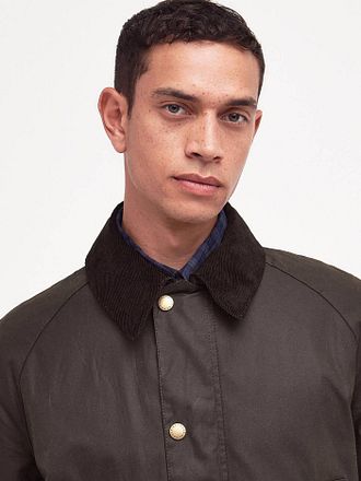 Barbour Ashby Wax Jacket Olive