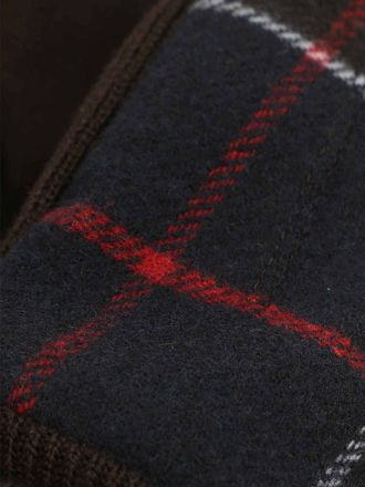 Barbour Gloves Hackney Tartan Green